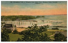 Vintage Postcard 1958 Horseshoe Falls Niagara Falls Canada Scenic View