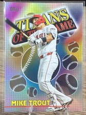 2026 Topps Series 1 Titans Of The Game #TOG-2 Mike Trout Los Angeles Angel's