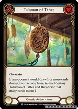 Talisman of Tithes - EVR192 - Everfest - NM - 1st Edition Cold Foil