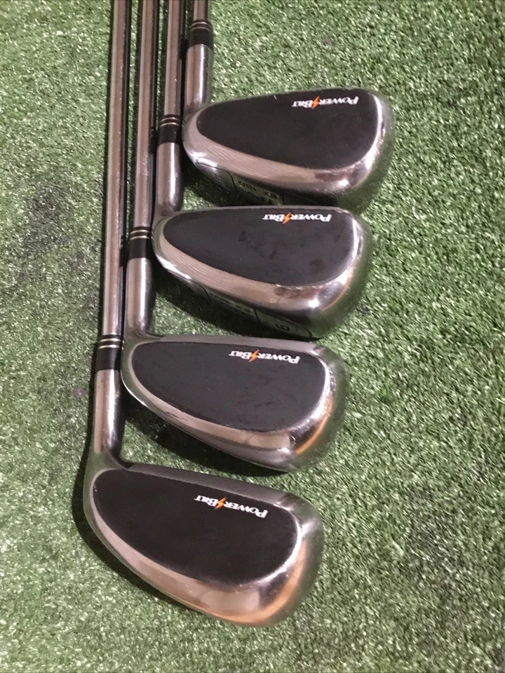 Powerbilt TPS EX-100 Hybrid Irons Set 3-PW Opti Flex Uniflex Steel/Graphite -1/2 - Image 4 of 4