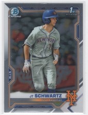 #BDC-61 2021 Bowman Chrome [ JT Schwartz Mets