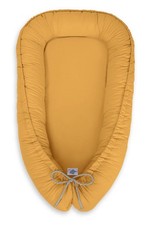Pram Cocoon Pod Nest Liner Lounger Mustard Premium Cotton