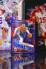 2020-21 Donruss Optic Elite Dominators #4 Russell Westbrook Blue Pulsar Prizm