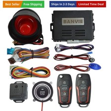 Car Keyless Entry Security Alarm System    Remote Engine Start Starter    P...