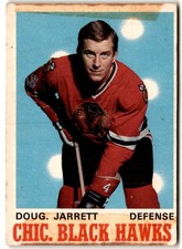 Doug Jarrett 1970-71 O-pee-Chee #150 SEE SCAN FOR CONDITION Chicago Blackhawks