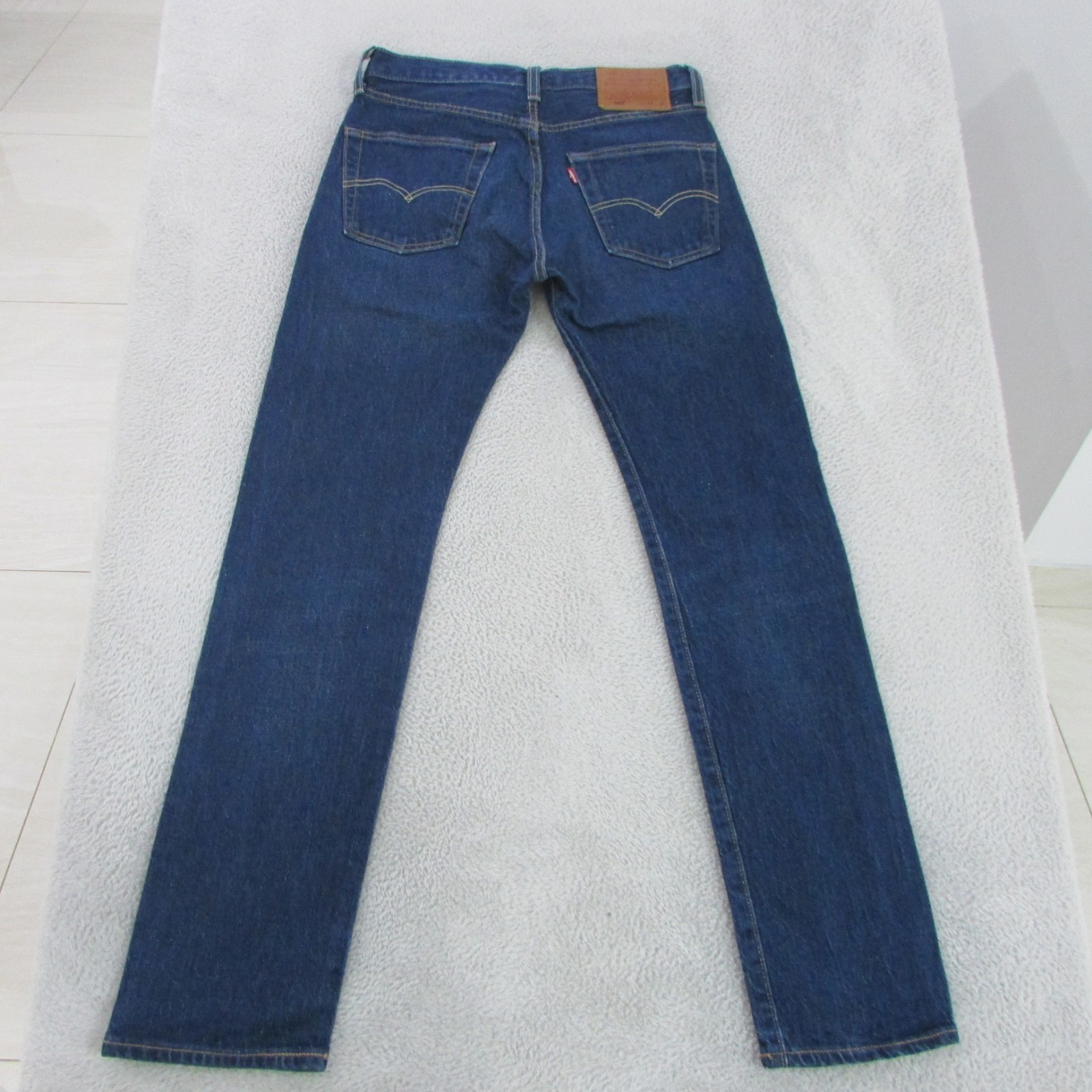 Levis 501 Straight Jeans Mens W29 L30 Blue thumbnail 3