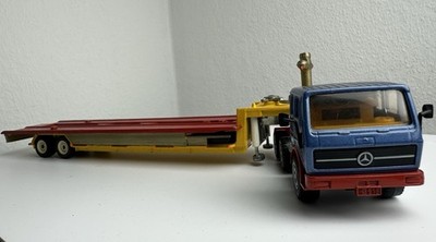 SIKU 3112 / 3412 Mercedes Benz 2232 LKW Tieflader Sattelzug H-S 56 Vintage 1:55