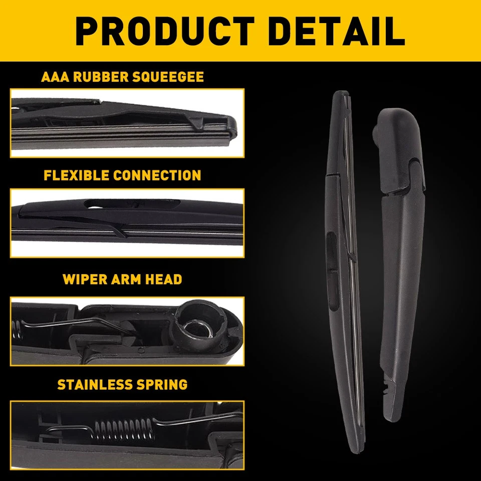 Прочный рычаг стеклоочистителя заднего стекла и лезвие для Chevrolet Sonic 95016790 2012-2020 годов выпуска - Изображение 3 из 4