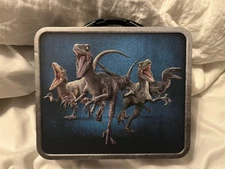 2015 Jurassic Park, Jurassic World Collectible Metal Storage, Lunch Box