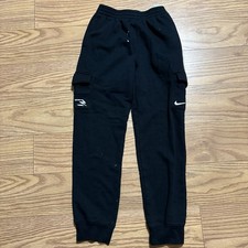 Nike Russell Wilson 3 Brand Boys' Cargo Joggers Black White 12 Years SEE PHOTOS
