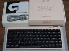 Lofree Flow Lite 84 Pink Silent Mechanical Keyboard Custom . Low-profile Quiet