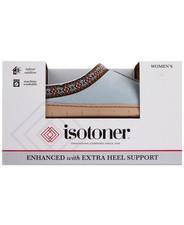 Isotoner Signature Women's Clara Microsuede Clog Slippers - Blue Fog Size S NEW