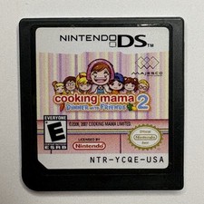 Cooking Mama 2 Dinner with Friends (Nintendo DS, 2007) Authentic Cart Only/WORKS