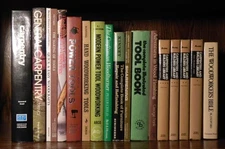 Lot Of 18 (1962 - 1989) Vintage Woodworking, Carpentry, and Tool Books