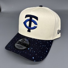 New Era Minnesota Twins Speckle 9Forty A-Frame SnapBack Adjustable Hat Cap NWT 