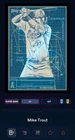 DIGITAL CARD '24 TOPPS BUNT AWARD MIKE TROUT SUPERSTAR BLUEPRINT S1 SR BLACK