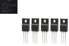 FQPF9N50CF (5Pcs) MOSFET 500V N-Ch  Q-FET Fairchild Semiconductor 9N50C F TO-220