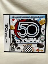 50 Classic Games Nintendo DS 2009 Game Instructions Booklet & Case Free Shipping