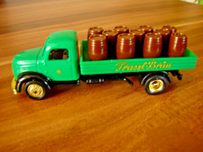 SELTEN! Brauerei "Trassl Bräu" LKW mit 11 Bierfässer grün/braun Zustand sehr gut