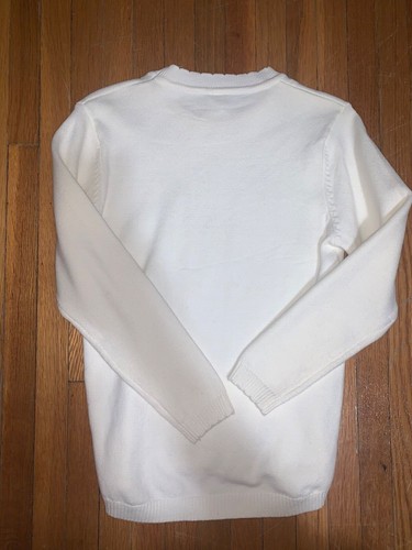 FUN TIME girls sweater size 8 white I727 - Picture 7 of 7