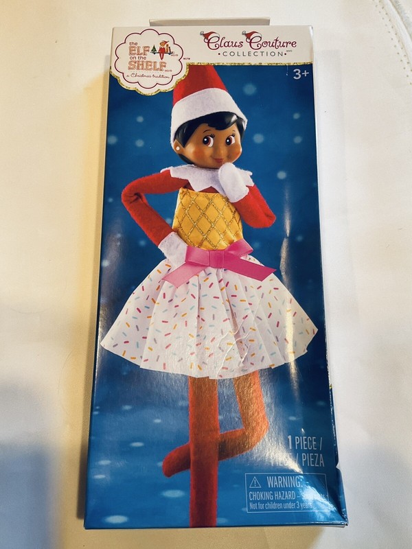 Elf On The Shelf Ice Cream Party Dress Claus Couture Happy Birthday NIB