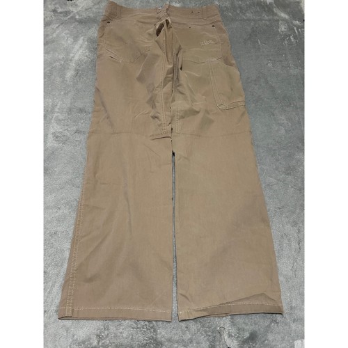 Kuhl Revolvr Vintage Patina Dye Hose Wandern Klettern Fit 34X31 (Etikett 34X32) hellbraun