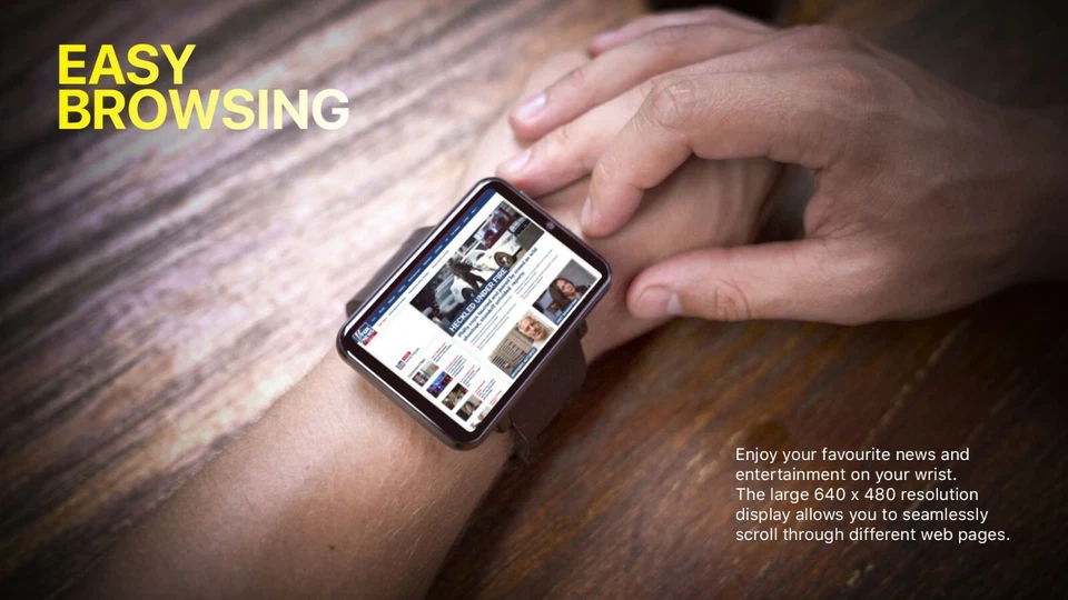 Lemfo LEMT 2.9 inch large screen Android Smart Watch - Bild 3 von 4