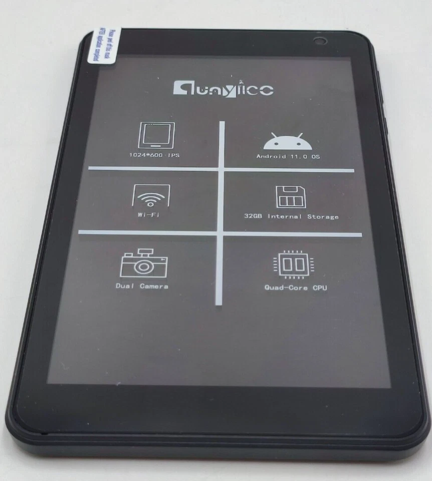 Tablet 7 Zoll Android 10.0 Y7 2GB RAM 32GB Speicher Quad Core 1024x600 WLAN - Bild 2 von 4