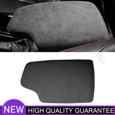 For BMW 3 4 Series GT 2013-2019 Grey Suede Car Armrest Box Cover Trim Protector