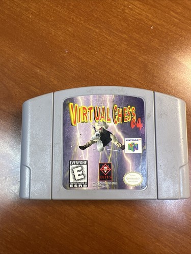 Virtual Chess 64 (Nintendo 64, 1998) Tested / Authentic - N64