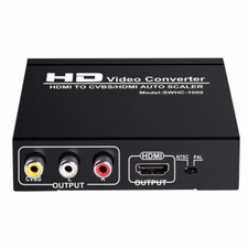 Adaptador escalador convertidor de audio de video compuesto HDMI a HDMI AV RCA CVBS TV HDTV