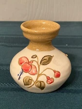 O’Neil Waterford Art Pottery Vase Bud Signed O’Neil Made Ireland Handcrafted 3”T