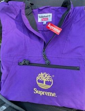 SUPREME TIMBERLAND Anorak PURPLE S DS NO BOX LOGO MILAN TEE