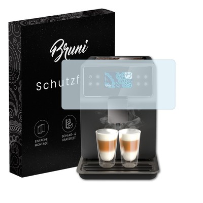 Bruni 2x Folie für WMF Perfection 740 Schutzfolie Displayschutzfolie