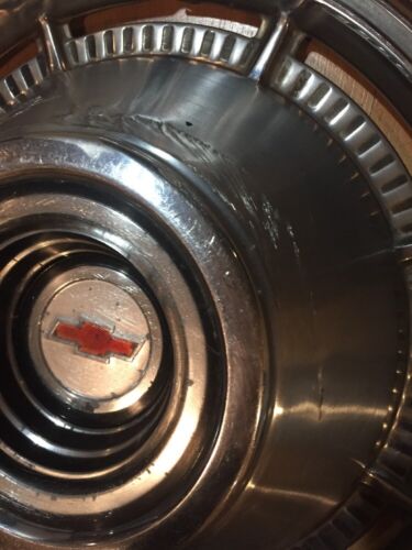 Vintage Chevy Chevrolet Hub Cap,1966 Chevrolet Biscayne, Bel Air, Impala Hubcap - Picture 3 of 7