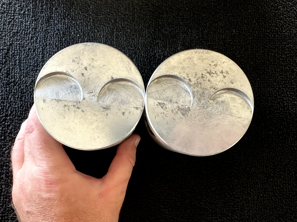 Pistones Datsun 240Z de gran tamaño 0,75 mm 6-9029P potencia sellada Foto 4 de 4