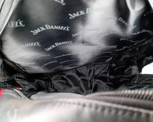 Jack Daniel's Make it Count Embroidered Black Back Pack bag Collectable Item - Picture 4 of 8