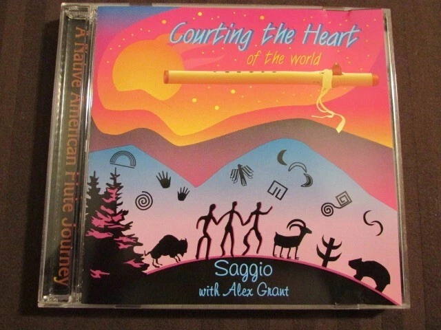 SAGGIO УХАЖИВАЯ ЗА СЕРДЦЕМ МИРА - РОДНОЙ АМЕРИКАНСКИЙ ФЛЕЙТА ПУТЕШЕСТВИЕ Б/У CD - Изображение 2 из 4