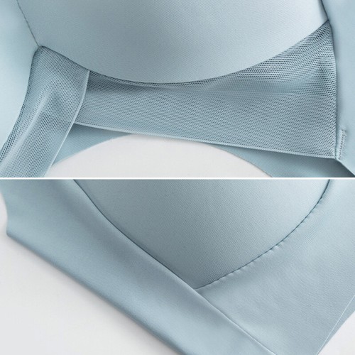 Damen Nahtlos Komfort Push Up Bh Figurformend Stretch Bequem SPORTS Gekürzt T ☀ - Bild 6 von 17