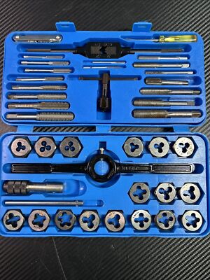Unbranded Tap and Dye Set with Blue Hard Case Used No Missing Pieces