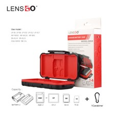 LENSGO D850 Memory Card Storage Case Box Waterproof for SD Card Camera Battery