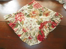 Ralph Lauren "Post Road" 100% Cotton Euro Ruffled Pillow Sham-Thicker Weave-90's