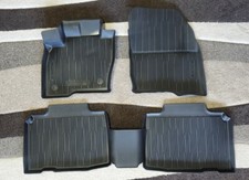 2015-2020 Ford Edge Oem Tray Style Molded Black Rubber Floor Mat Set 4-pc