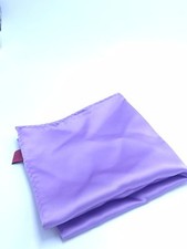  89 Bloomingdales Mens Pocket Square Solid Suit Dress Casual Purple Handkerchief