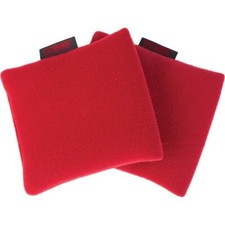 Domke PocketFlex Small Tricot Knit Foam Pad 5.5 x 5.5", 2-Pack - Red Color