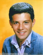 ACTOR SINGER TEEN IDOL FRANKIE AVALON HAND SIGNED 8X10 PHOTO W/COA