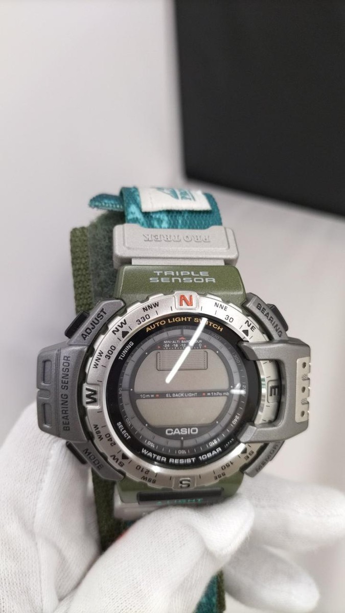時計 Casio Protrek PRT-40 Fishing Gear Vintage Casio Protrek Prt-40 Japan Made Need Repair ( Read