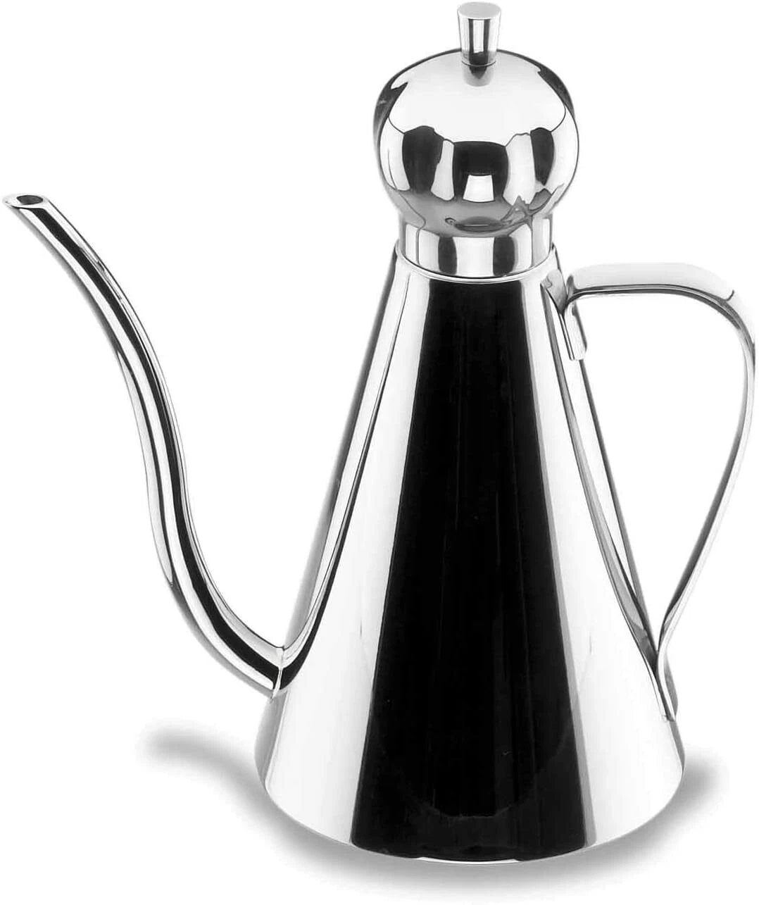Lacor Olive Oil or Vinegar Storage/Dispenser Can - 1 Liter Stainless Steel