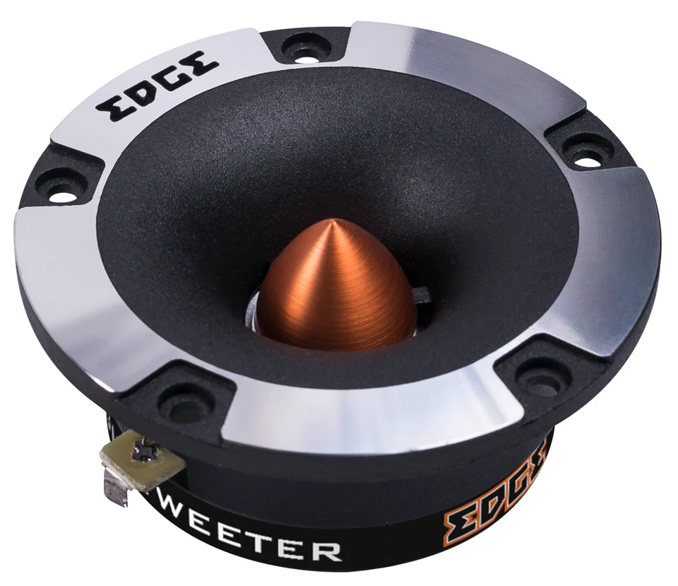 EDGE 3.7" Pro Tweeter 300W High Output Car Audio Bullet Tweeter Pair - Image 2 of 4
