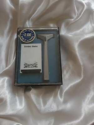 Vintage Wilkinson Sword Safety Razor With 5 Bonded Blades Boxed Set NOS
